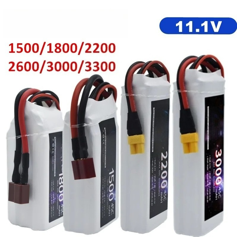 Drone Battery Adapter - リポバッテリー 3S 1500mAh 1800mAh 2200mAh 2600mAh