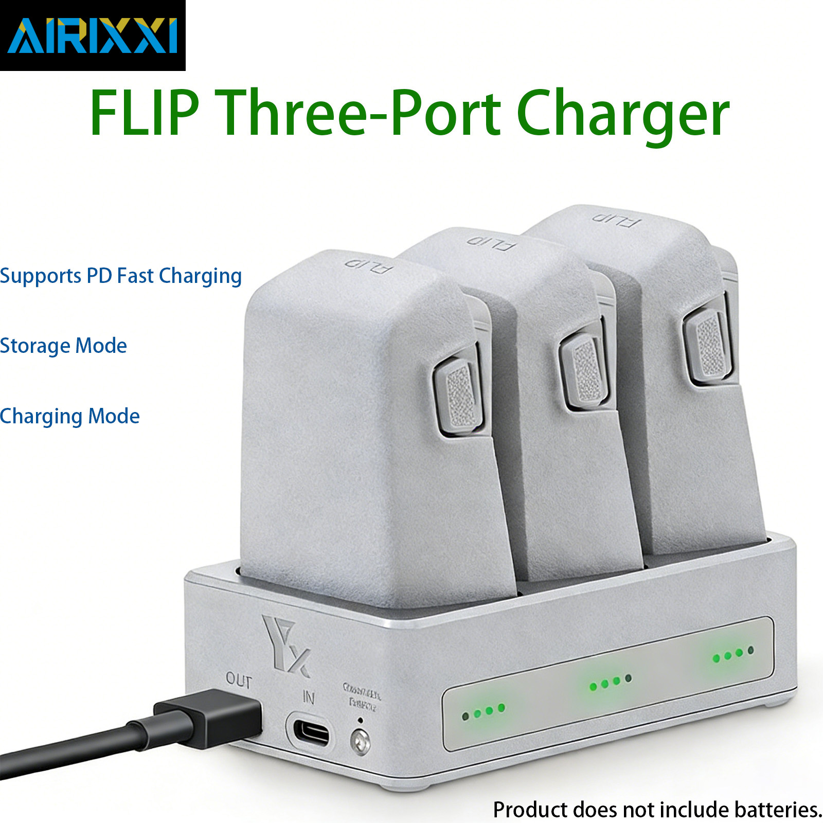 Drone Charging Hub - 新しい 3 ポートバッテリー充電器ハブ Dji フリップドローン Pd