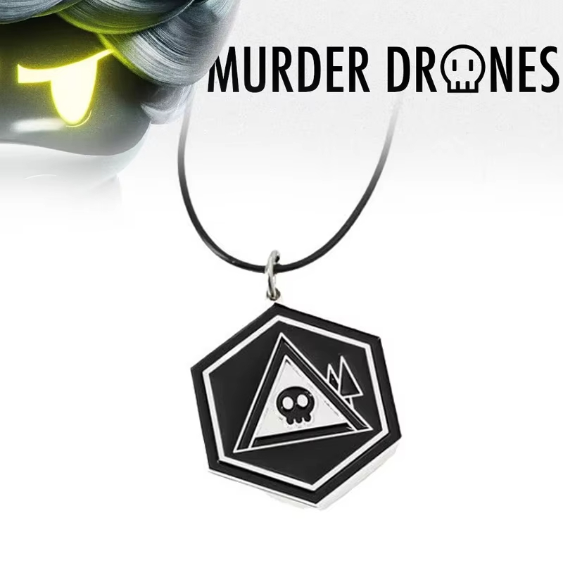 アニメ殺人ドローンコスプレネックレスゴシックスカルスケルトン - Drone Neck Strap のレビューと価格