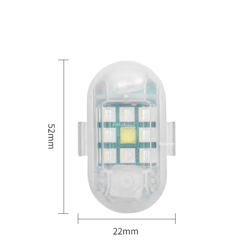 1/2 個ワイヤレス LED ストロボライトリモコン警告ラン - Drone Strobe Light のレビューと価格