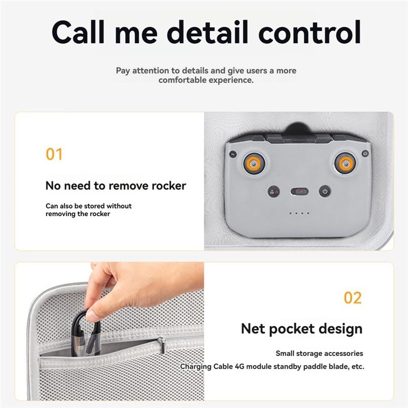 DJI Neoショルダーバッグ PUコントローラー収納ケース - Drone Hard Shell Case のレビューと価格