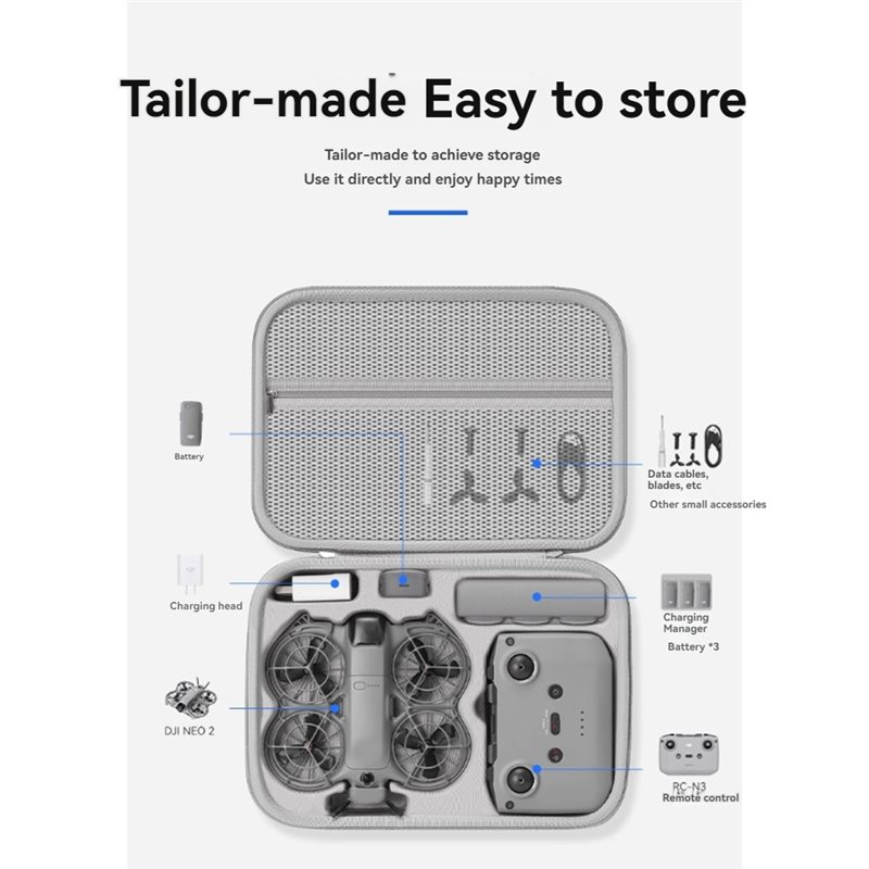 #   DJI NEO 2ドローン用ハードシェルEVAキャリ - Drone Hard Shell Case のレビューと価格
