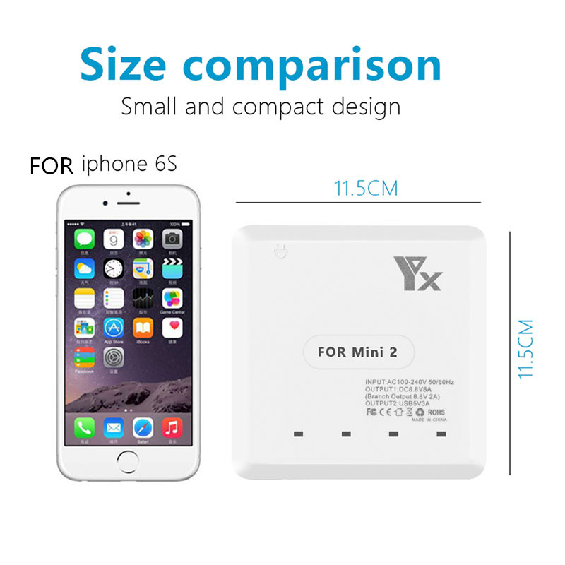 YX 6in1高速スマートバッテリー充電ハブ（USBポート付 - Drone Charging Hub のレビューと価格
