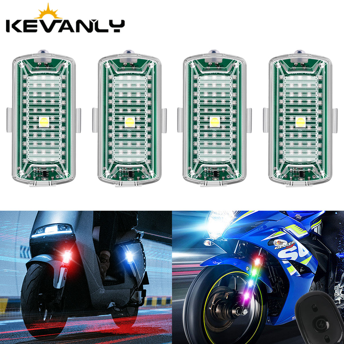ワイヤレスリモコン LED ストロボライト マルチモード フ - Drone Strobe Light のレビューと価格