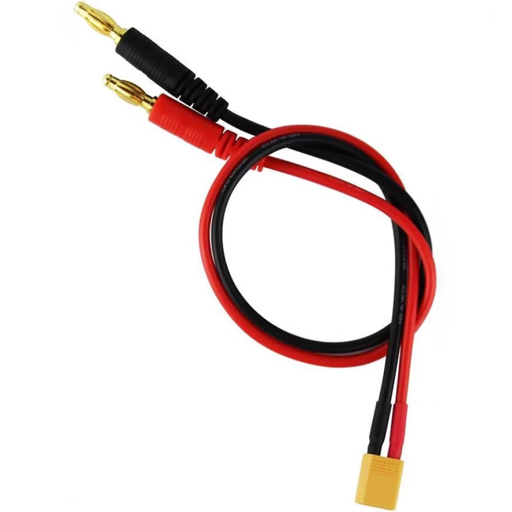 RCコネクターケーブル XT30メス-4mmバナナプラグワイ - Drone Battery Adapter のレビューと価格